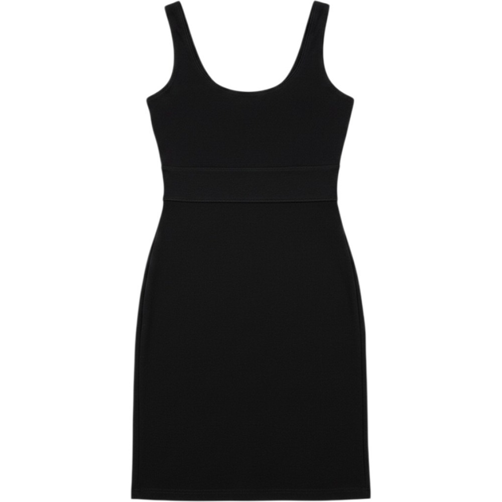 Spanx by Sara Blakely Women Black Sleeveless Shapewear Slip Dress Size Large